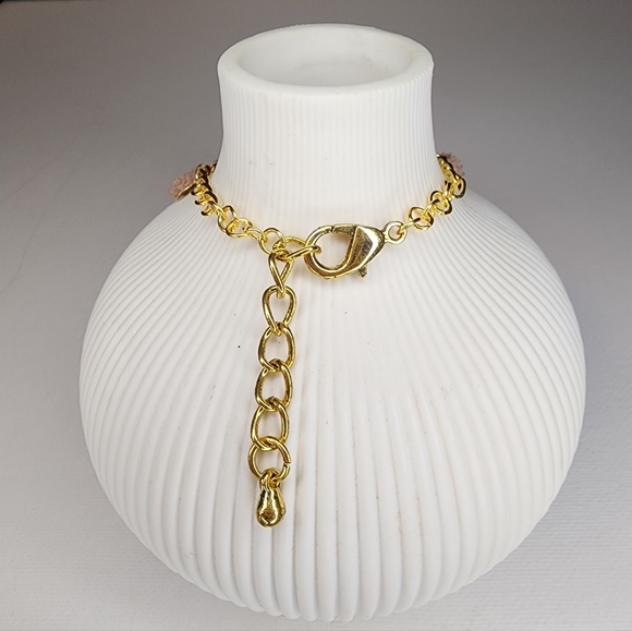 Romantic Rose & Iridescent Crystal Bracelet - Picture 3 of 3